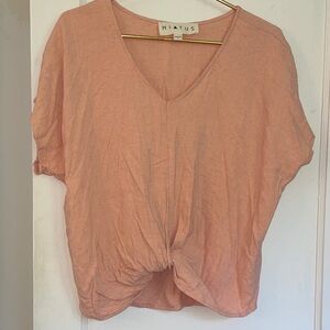 Hiatus Linen Tee | xs